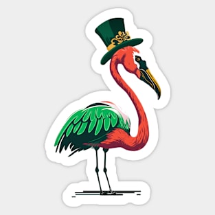 Lucky Flamingo Sticker